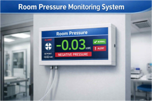 Room differential pressure monitoring system